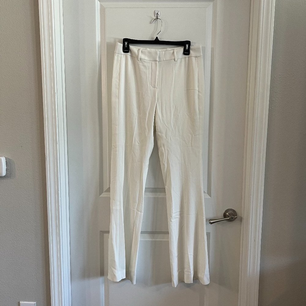 White Elie Tahari Trouser Size 6